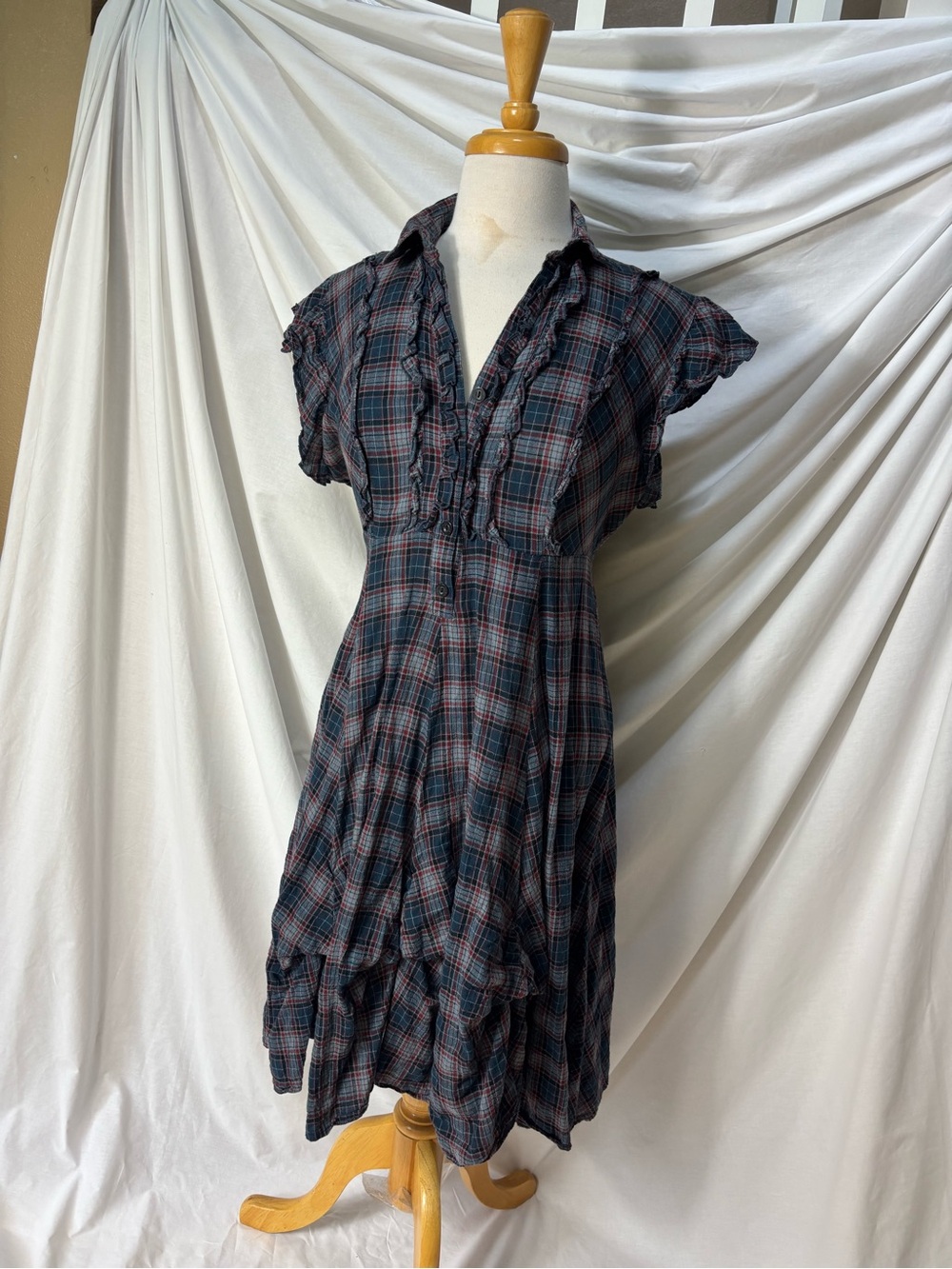 John Rocha 100% Cotton Midi Dress size 16 ~ XL